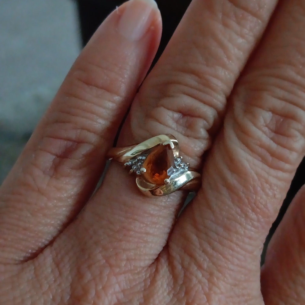 10k Ring with Gemstone
